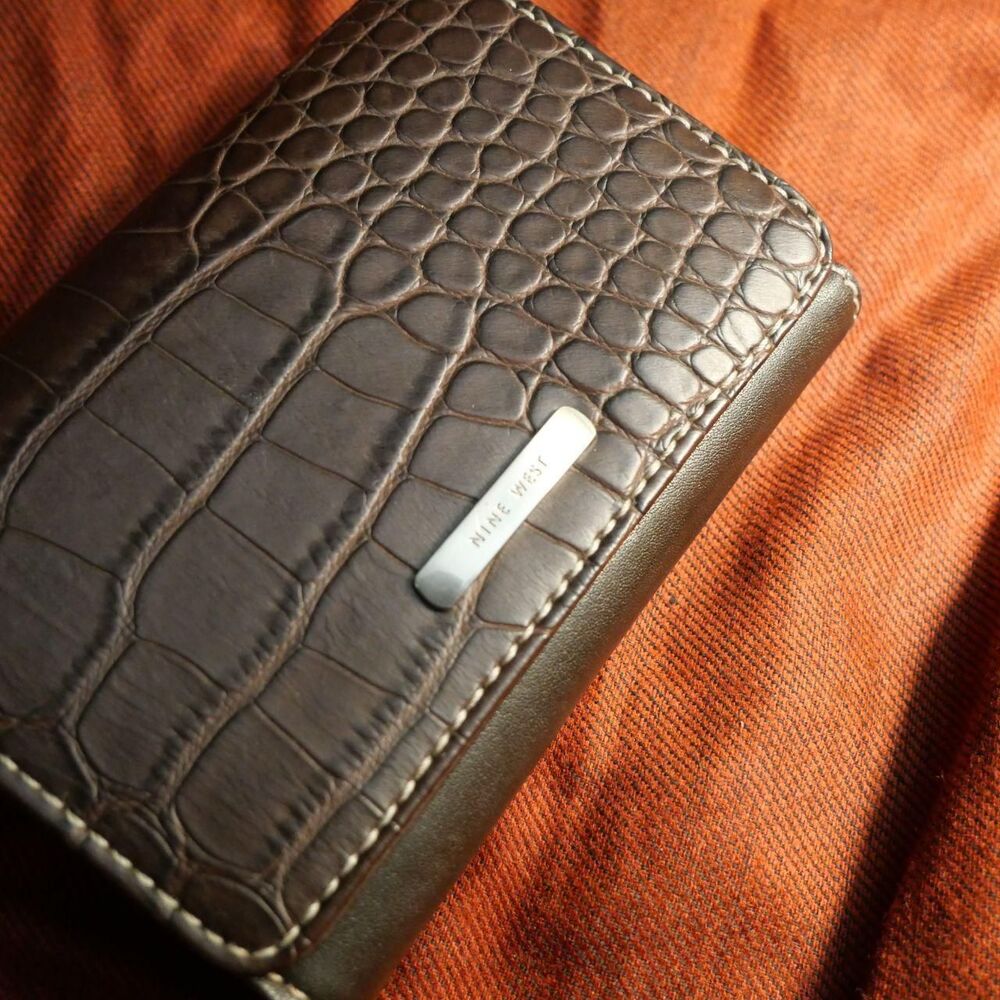 Nine-west Women's Silver and Black Wallet-purses